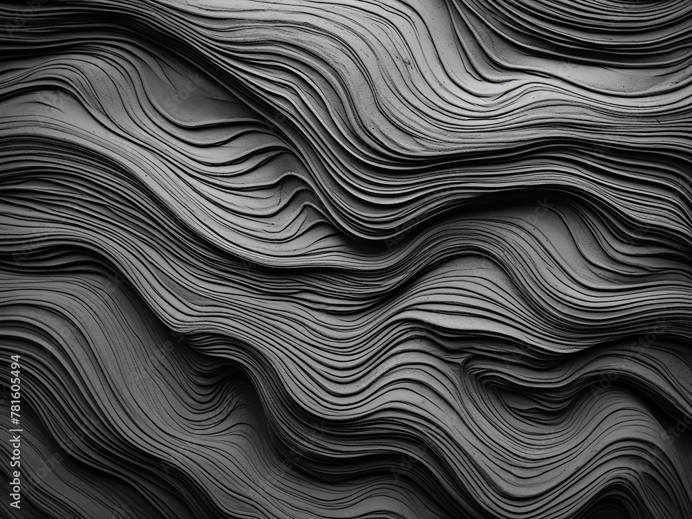 Poster mesmerizing effect created by black and white tones defines this abstract backdrop