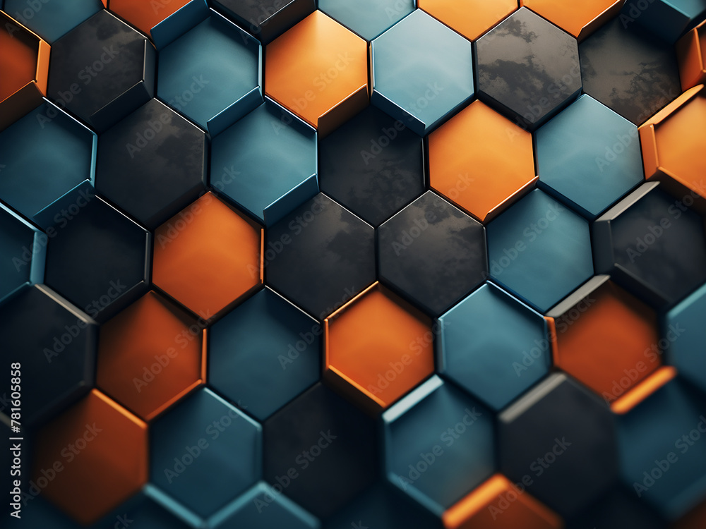 Poster geometric background presents abstract macro pattern in detail