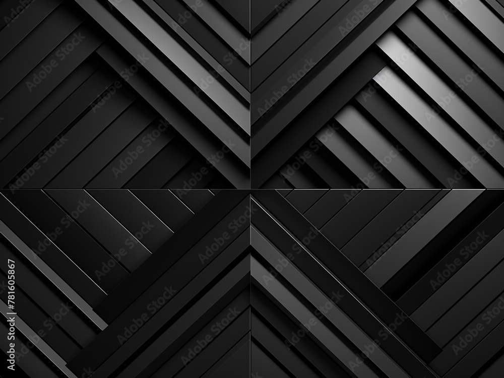 Poster intricate geometric design: black lattice lines form a seamless pattern