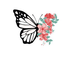 watercolor butterfly vector margarita mariposa stationery,mug,t shirt,phone case fashion slogan style spring summer sticker  - obrazy, fototapety, plakaty