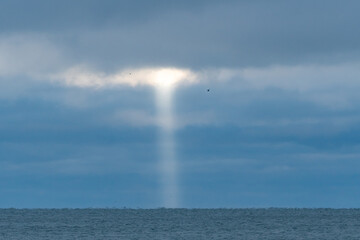 beam of light from the sky