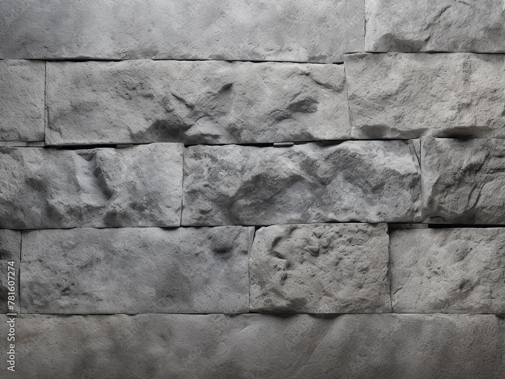 Poster cement wall displays a textured pattern, adding depth