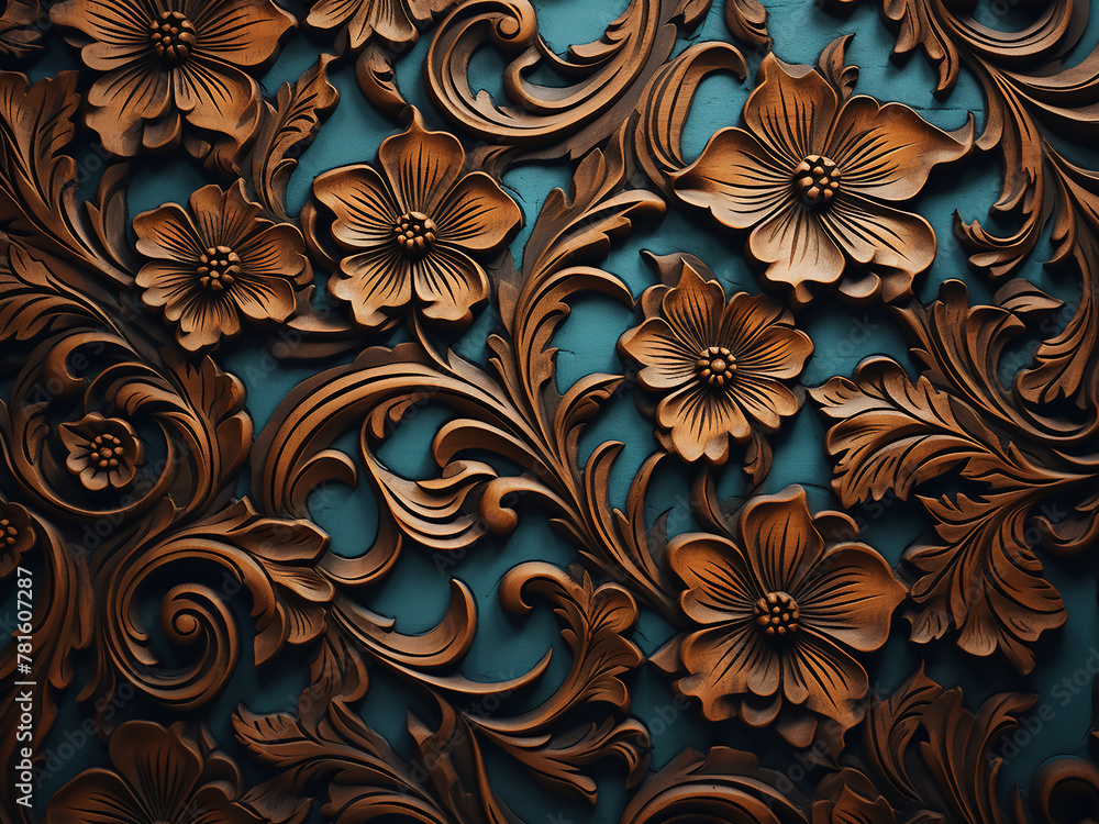 Poster background boasts a unique and detailed texture pattern