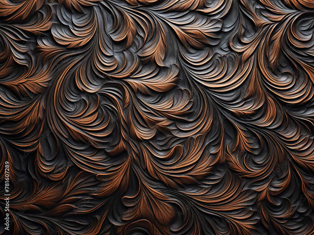 Poster textured pattern adds depth to the background