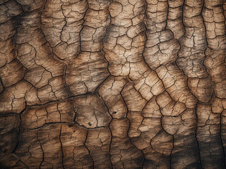 Tree bark texture exhibits traces of cracking - obrazy, fototapety, plakaty