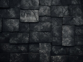 Black wood background complements abstract surface textures