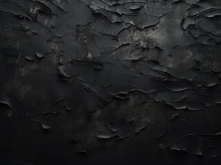 Uneven grunge surface offers black abstract background texture - obrazy, fototapety, plakaty