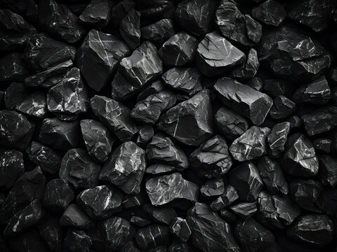 A backdrop of black stone texture offers an abstract design in black and white