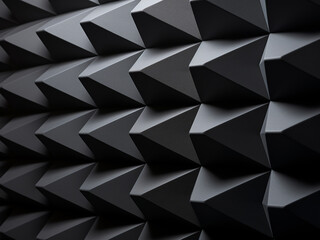 Close-up perspective revealing the studio sound acoustic foam