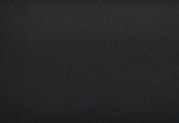 Dark anthracite gray black natural cotton linen textile texture background banner panorama