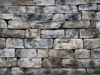 Close-up of textured background, an aged gray stone wall