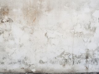 Background with abstract grunge texture on a white concrete wall