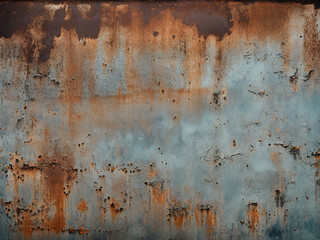 Aged iron with rust forming background and texture