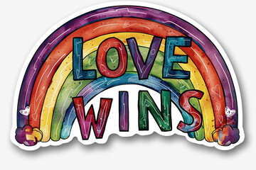 love wins sticker