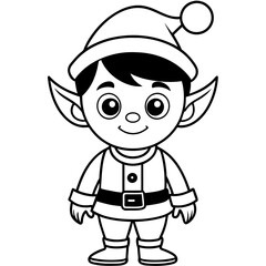 child in a cap illustration