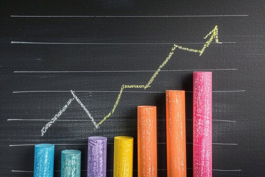 Growth Chart Chalk Images – Browse 13,629 Stock Photos, Vectors, and ...