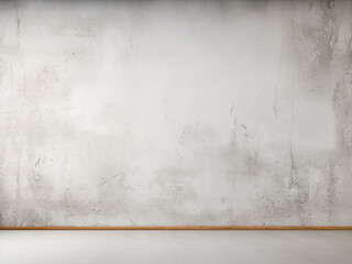 White cement plaster wall forms the backdrop