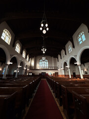 Interior of the Church of Our Lady of the Immaculate Conception. Toronto, Ontario. 