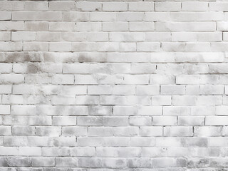 White brick wall with a misty appearance for background