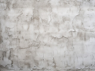 Aged white cement wall creates textured background