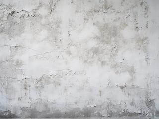 Textured background of aged white cement wall
