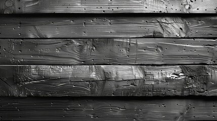 Old wood boards in high contrast. Old wooden background in dark colors