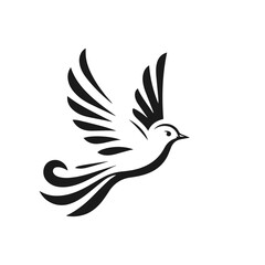 Vector Bird Silhouettes, Black and White Bird Illustration, Vintage Bird Graphics, Vintage Bird Illustration Set, Retro Bird Graphics, Bird Silhouettes in sitting pose, bird vector outline