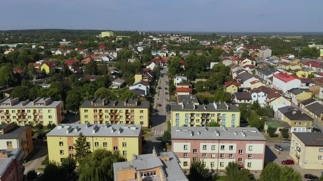 Beautiful Landscape Apartment Konskie Krajobraz Bloki Aerial View Poland