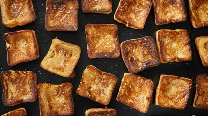 Pan of Crispy French Toast