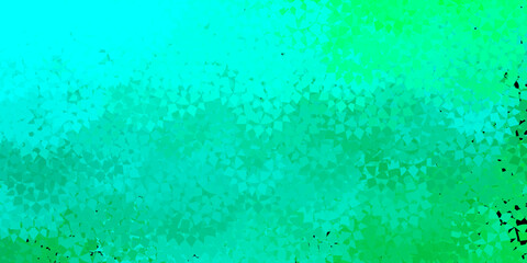 Light green vector template with triangle shapes.