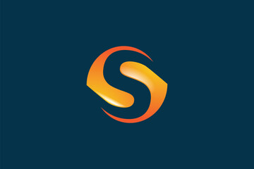 S modern logo