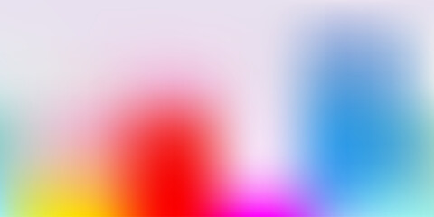 Light Multicolor vector gradient blur backdrop.