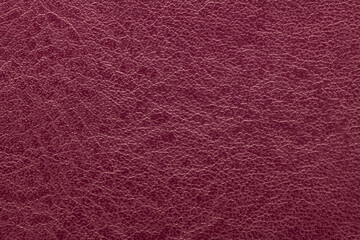 Synthetic leather dark red background texture