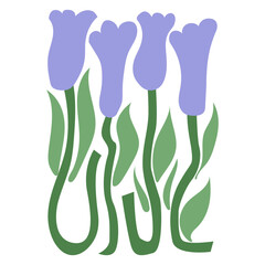 Abstract Groovy Flowers