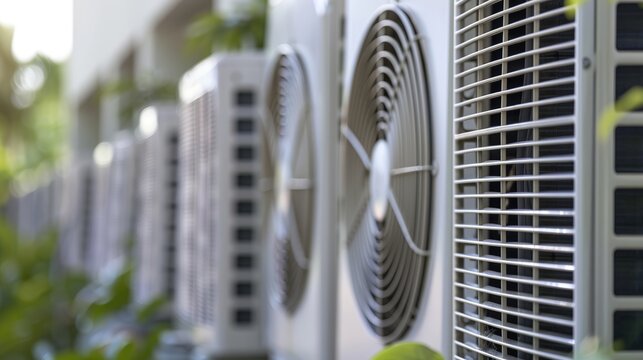 Technicians maintain and repair air conditioners.