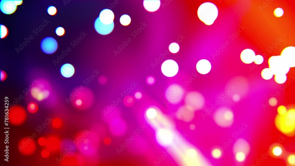 Poster bokeh particles with gradient background. computer generated 3d render