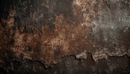 peeling paint on the rust wall empty for design pattern cover overlay texture background and other surface of old steel background
