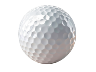 golf ball isolated
