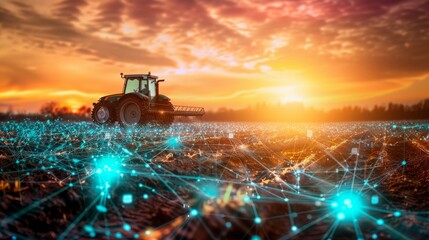 Agri tech innovation showcase merging AI with agriculture futuristic farming solutions