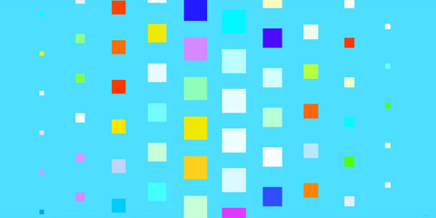 Light Multicolor vector template in rectangles.