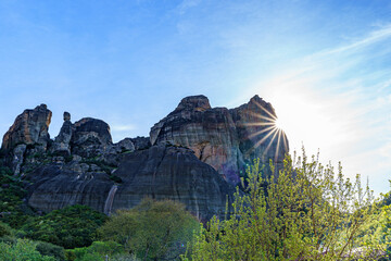 The Meteora is a rock formation in northwestern Greece, hosting one of the largest and most...