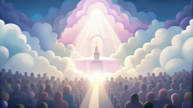 During our churchs worship service a thick cloud suddenly descended upon the sanctuary. It was so tangible you could almost touch it. As we