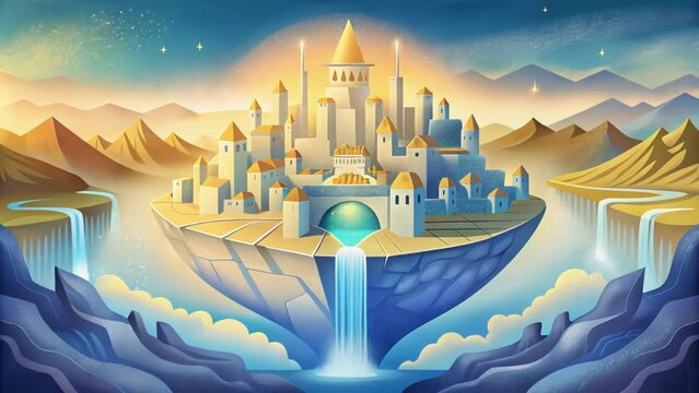 With its gleaming buildings and crystalclear rivers the New Jerusalem was a sight to behold a tangible representation of the eternal promises