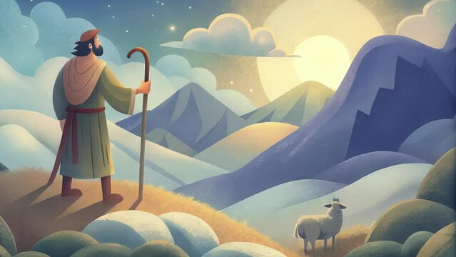 The Lost Sheep Just as the shepherd searches for his lost sheep Saul pleads with God to find him and bring him back to the right path. This