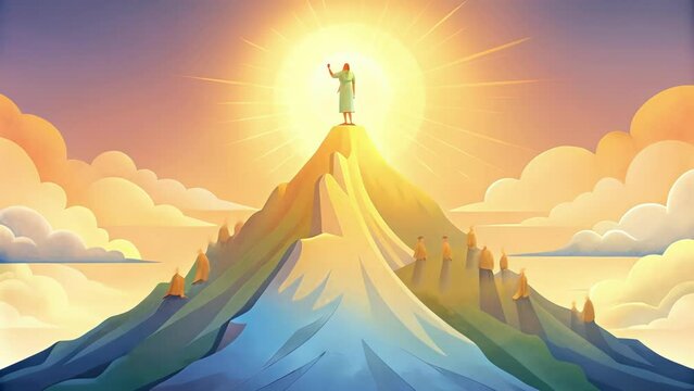 A spiritual summit Mount Tabor is often seen as symbolizing the spiritual height that we can reach through faith and devotion. Just as Jesus