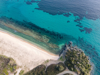 Sithonia coastline near Azapiko North Beach, Chalkidiki, Greece