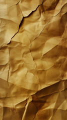 Antique Crumpled Paper Texture with Vintage Aesthetic