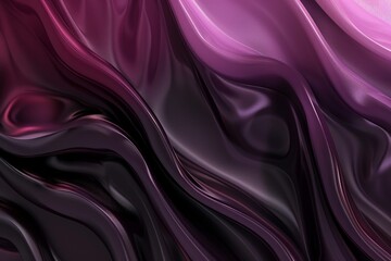Abstract purple and burgundy background with smooth flowing fabric