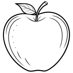 apple with leaf
