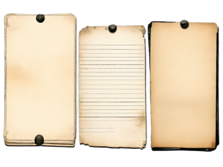 set vintage antique painted papers junk juornal